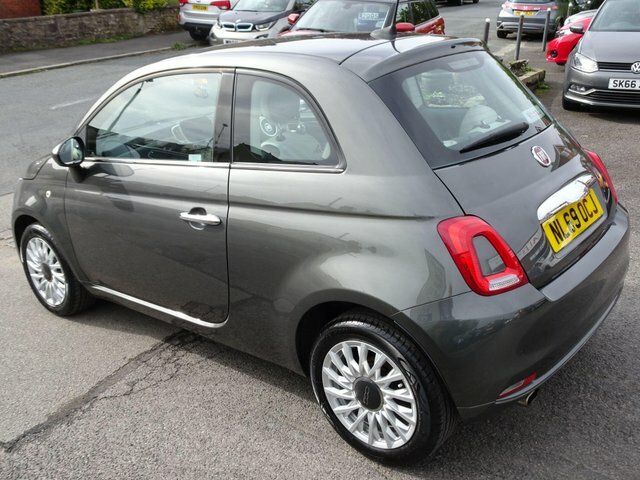 Fiat 500 1.2 Lounge Euro 6 Ss Grey #6