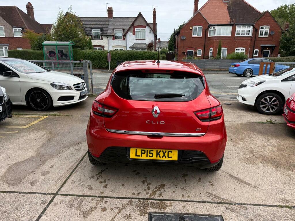 Renault Clio Hatchback 1.5 Dci Dynamique Medianav Euro 5 Ss LP15KXC Red #3