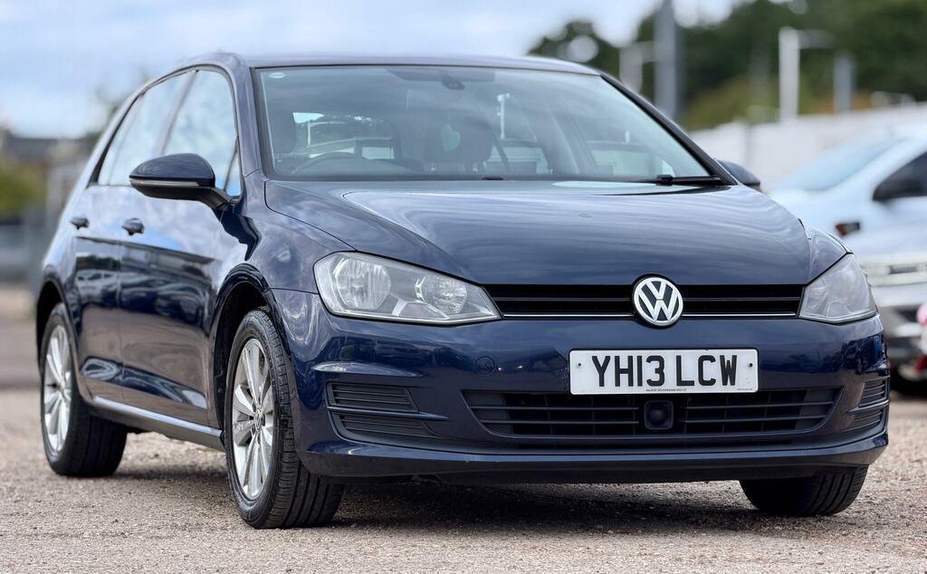 Volkswagen Golf Se Blue #4