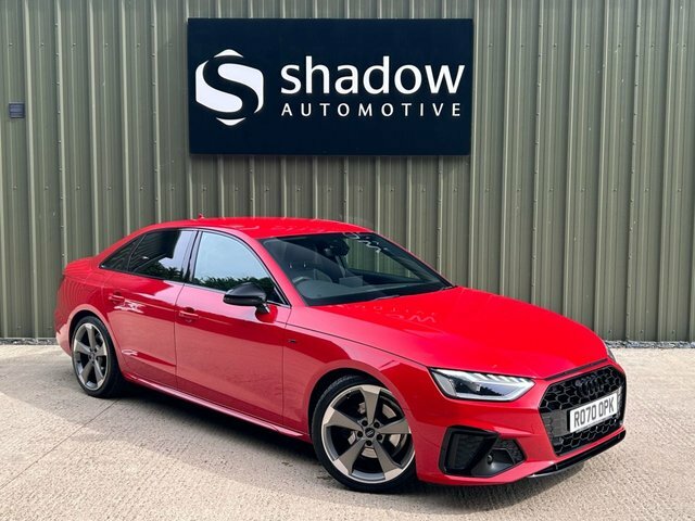 Audi A4 2.0 Tfsi 35 Black Edition Saloon S Tron Red