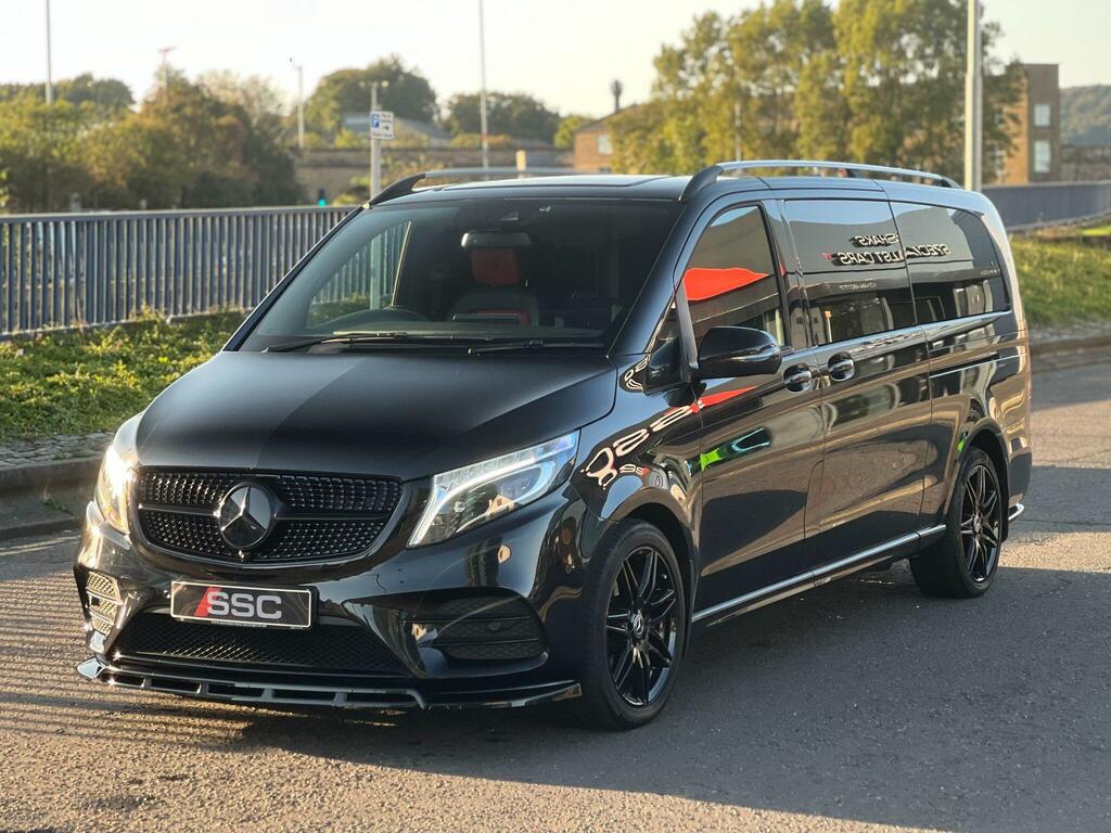 Mercedes-Benz V Class 2.0 V220d Amg Line G-tronic Euro 6 Ss Xlwb Black #6