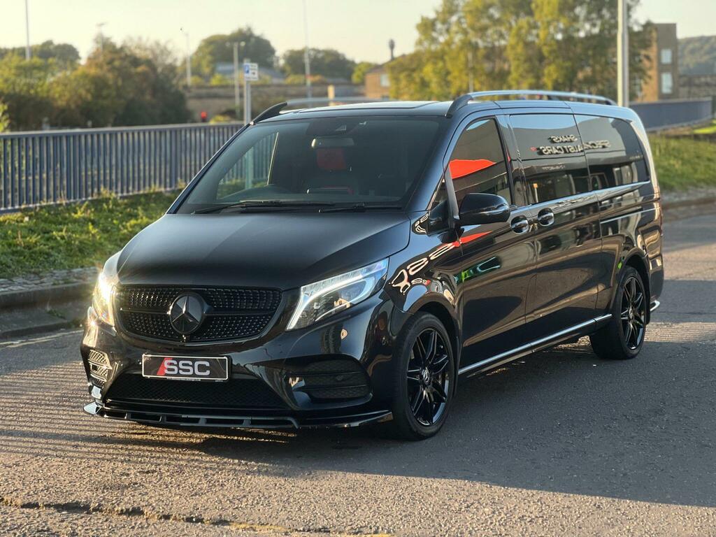Mercedes-Benz V Class 2.0 V220d Amg Line G-tronic Euro 6 Ss Xlwb Black #5