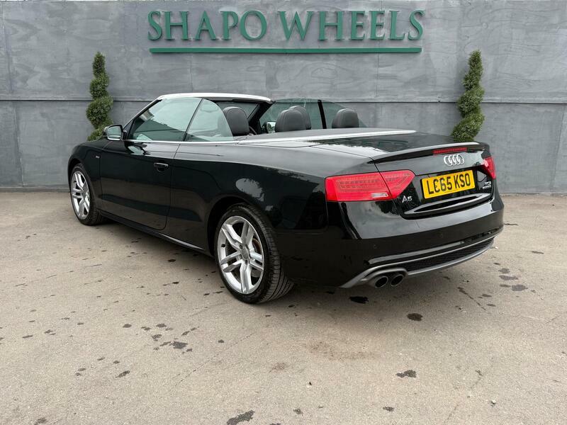 Audi A5 3.0 Tdi V6 S Line Convertible S Tronic Black #2