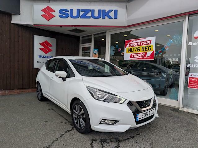 Nissan Micra 1.0 Acenta Hatchback Euro 6 71 White