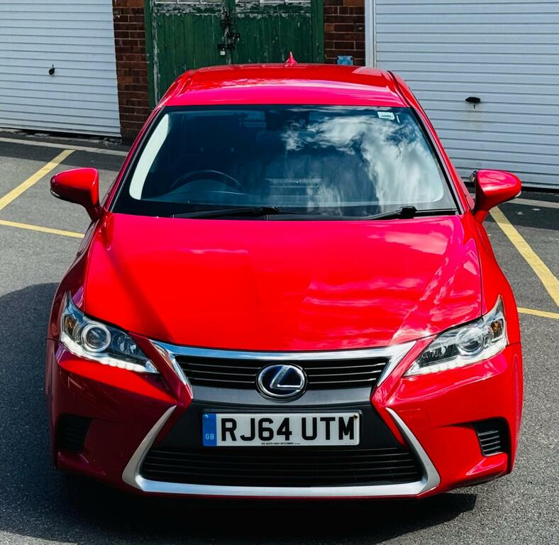 Lexus CT 1.8 200H S Cvt Euro 6 Ss Red #4