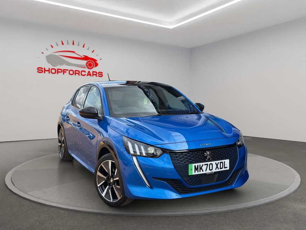 Peugeot e-208 Gt Ev Blue