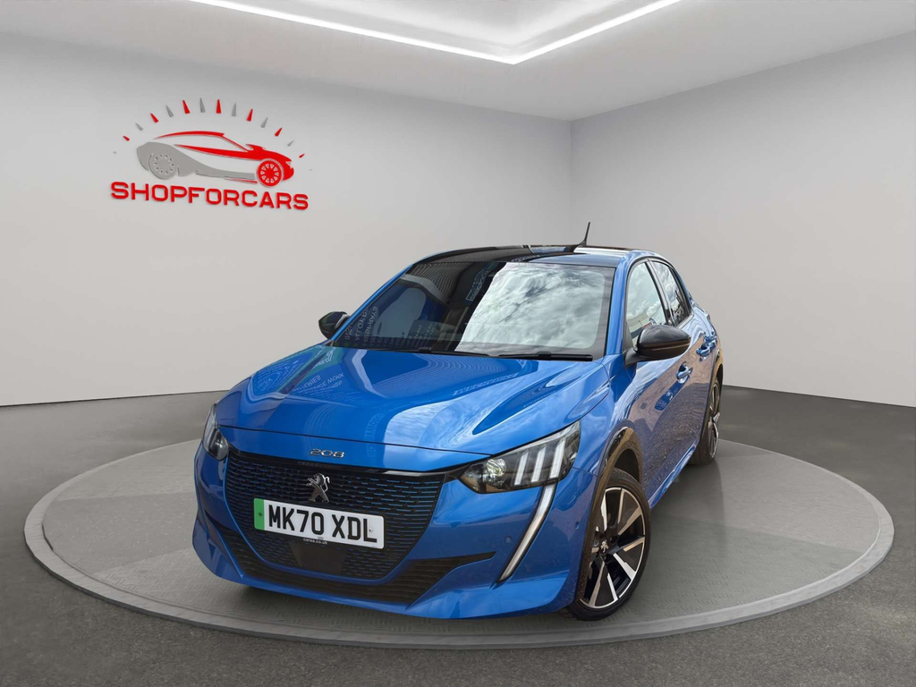 Peugeot e-208 Gt Ev Blue #3