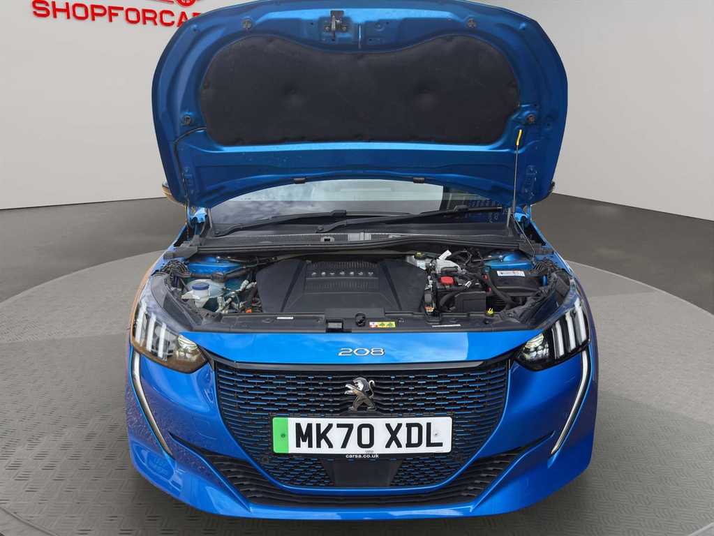 Peugeot e-208 Gt Ev Blue #4