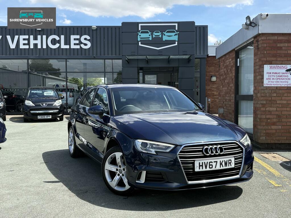 Audi A3 1.6 Tdi Sport Saloon S Tronic Euro 6 S Blue #3