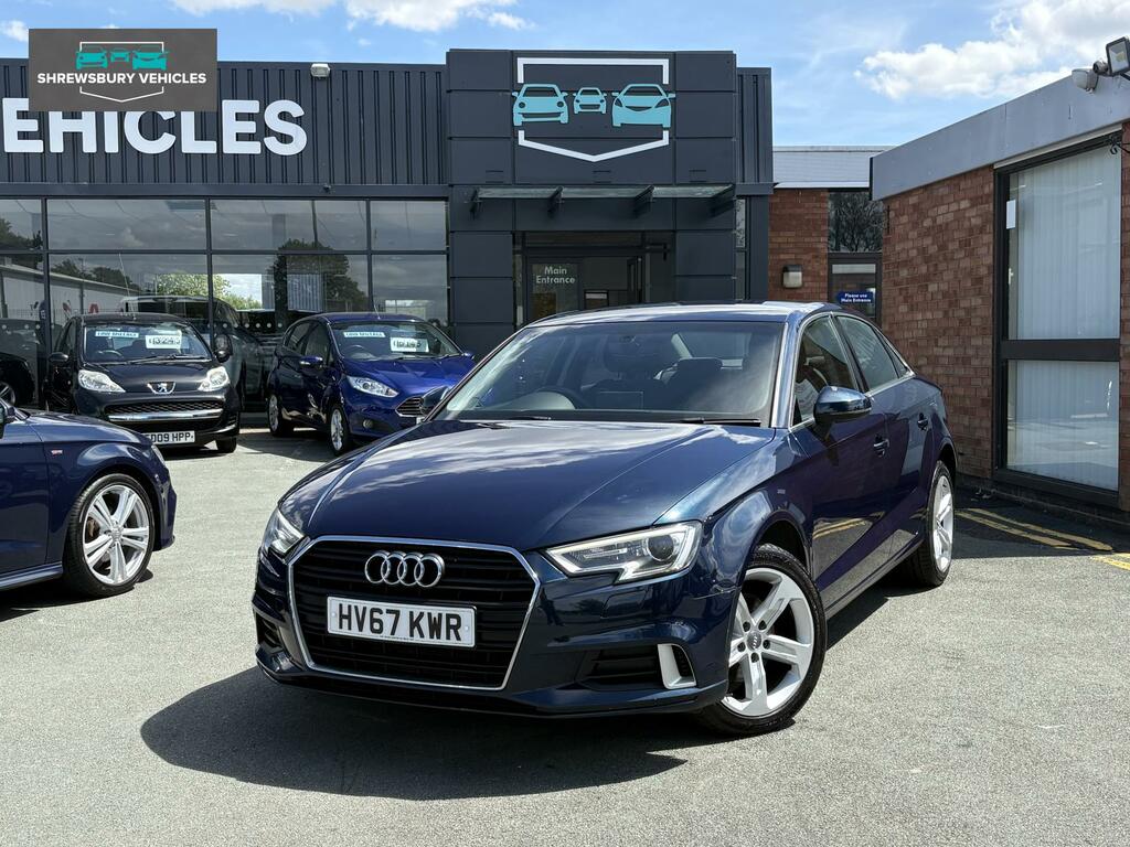Audi A3 1.6 Tdi Sport Saloon S Tronic Euro 6 S Blue #2