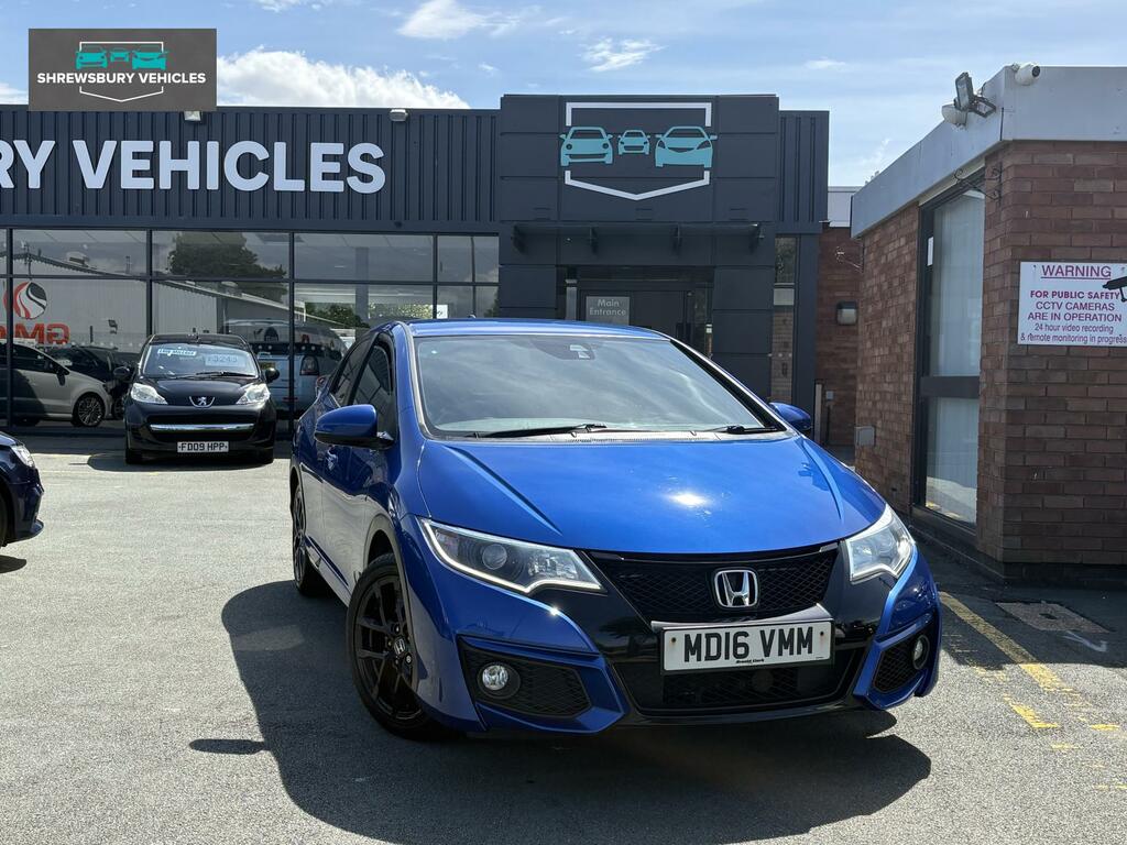 Honda Civic 1.6 I-dtec Sport Hatchback Euro Blue #3