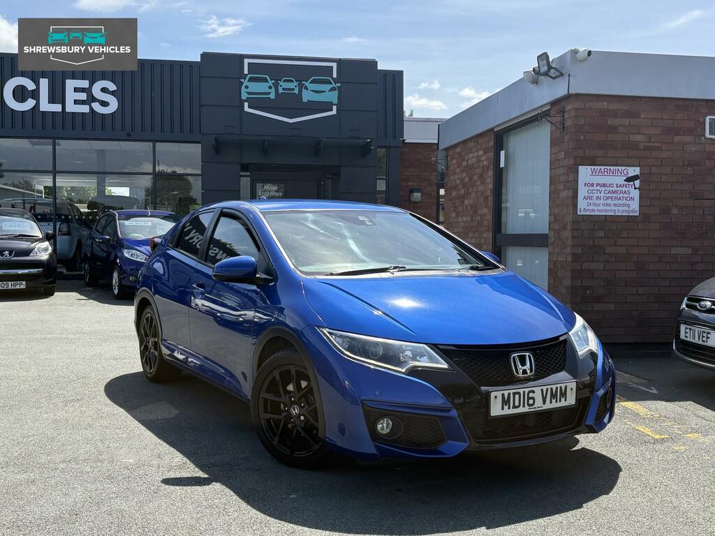Honda Civic 1.6 I-dtec Sport Hatchback Euro Blue #4