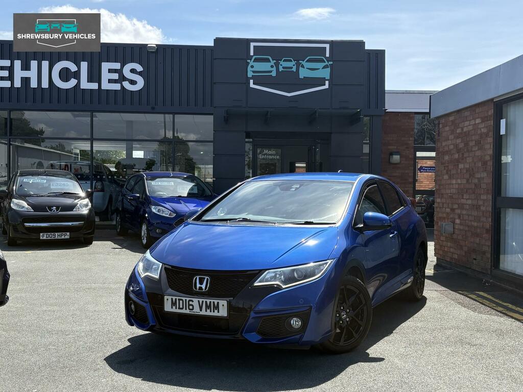 Honda Civic 1.6 I-dtec Sport Hatchback Euro Blue #2