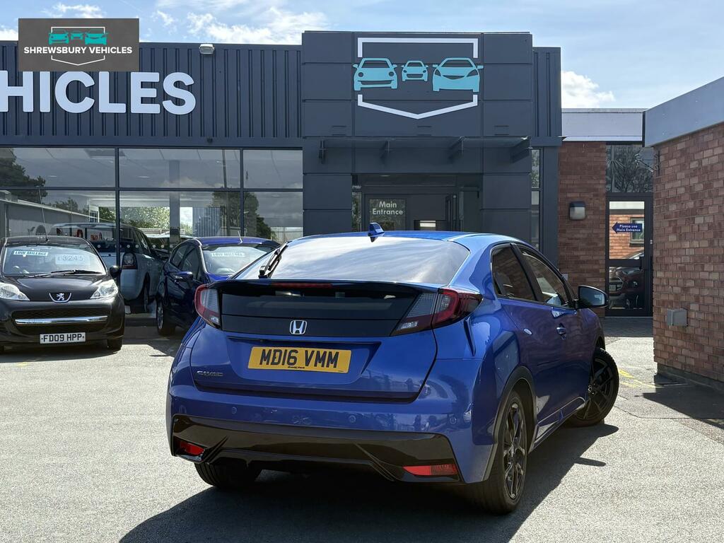 Honda Civic 1.6 I-dtec Sport Hatchback Euro Blue #6