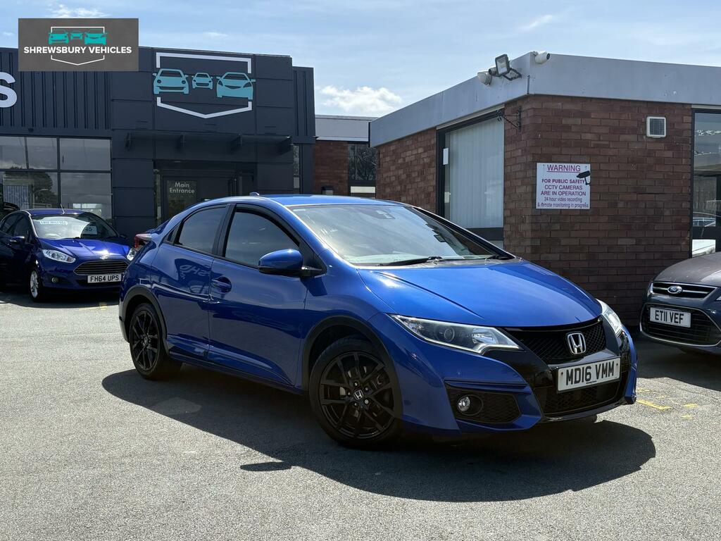 Honda Civic 1.6 I-dtec Sport Hatchback Euro Blue #5
