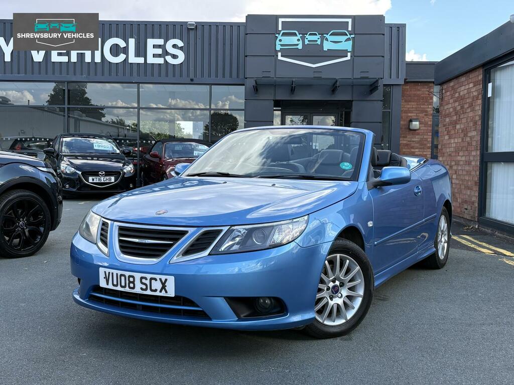 Saab 9-3 1.8T Linear Se Convertible Euro Blue