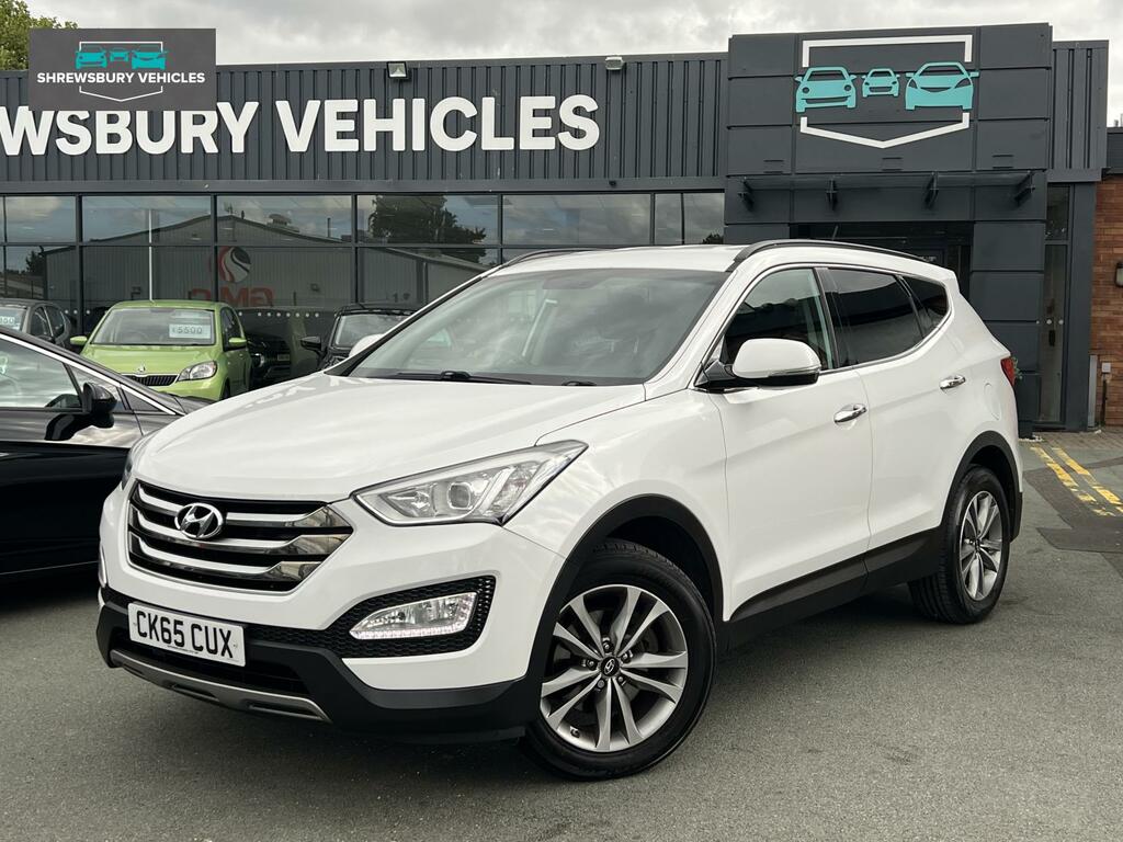 Hyundai Santa Fe Premium White #3