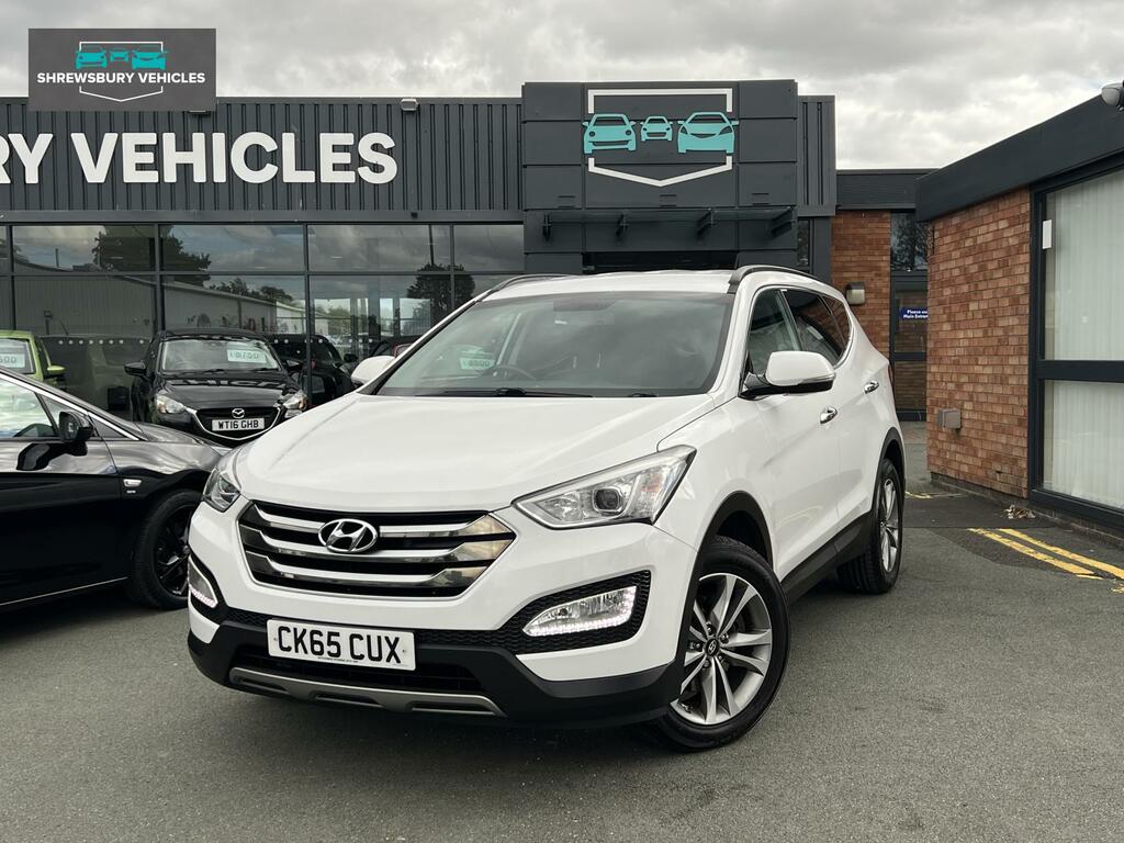 Hyundai Santa Fe Premium White #2