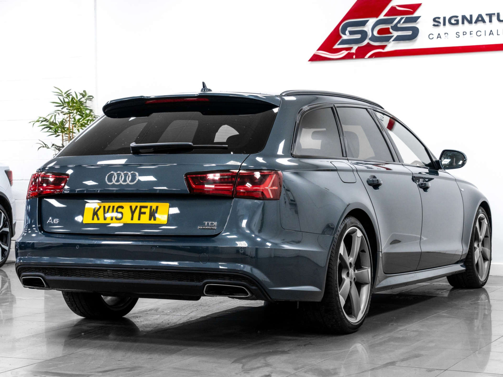 Audi A6 Estate Blue #4