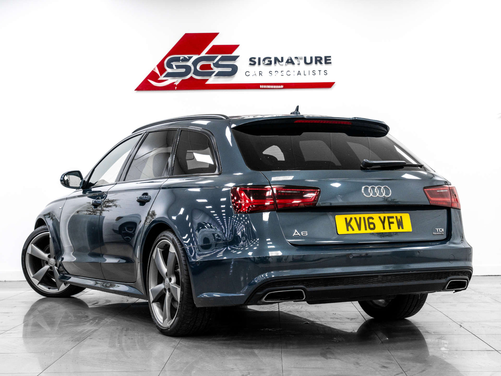 Audi A6 Estate Blue #3