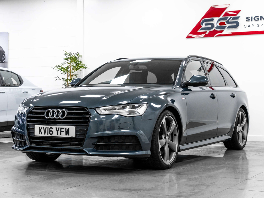 Audi A6 Estate Blue #2