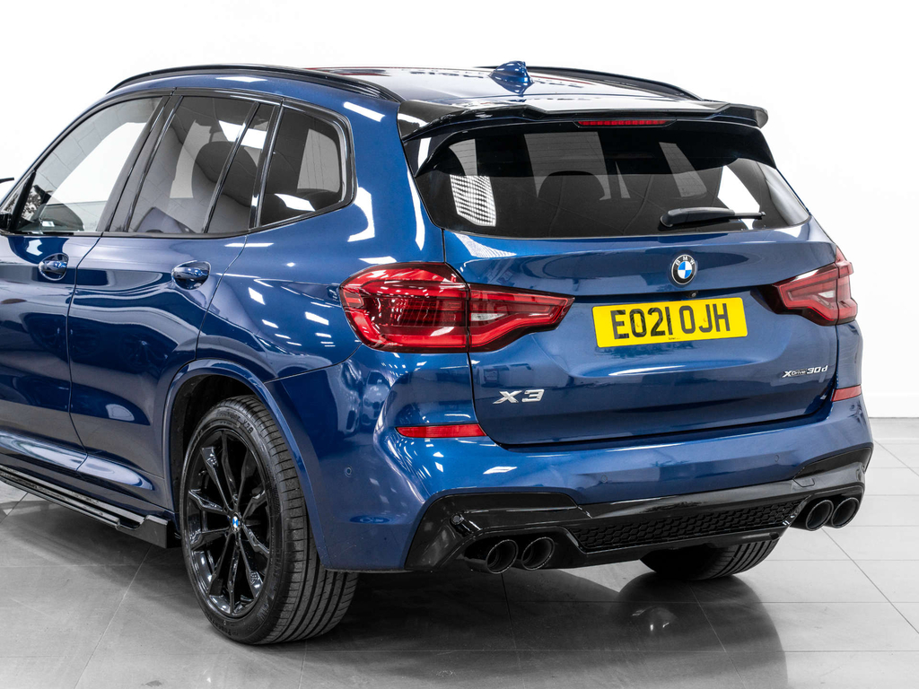 BMW X3 Xdrive20d Mht M Sport Step 2021 White #10