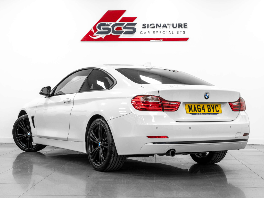BMW 4 Series Coupe White #3