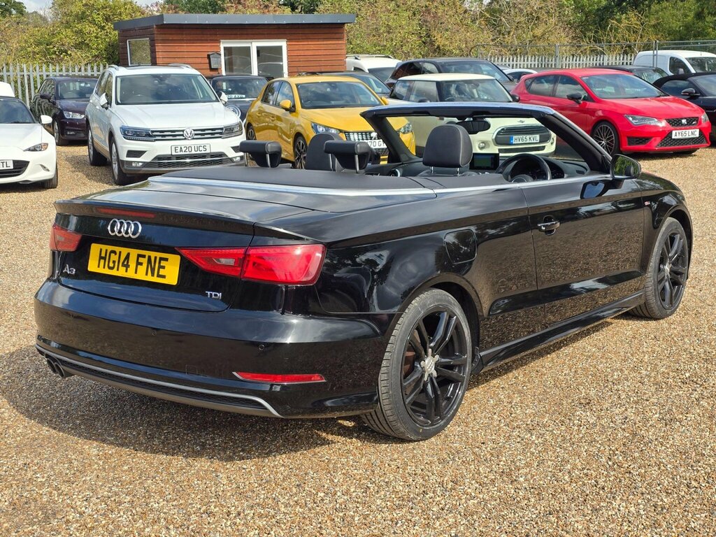Audi A3 Cabriolet 2.0 Tdi S Line Euro 6 Ss Black #3