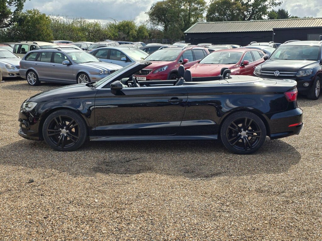 Audi A3 Cabriolet 2.0 Tdi S Line Euro 6 Ss Black #5