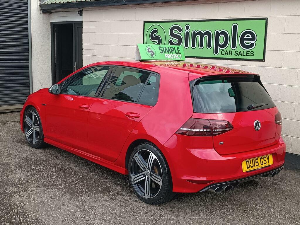 Volkswagen Golf 2.0 Tsi Bluemotion Tech R Dsg 4Motion Euro 6 Ss Red #4