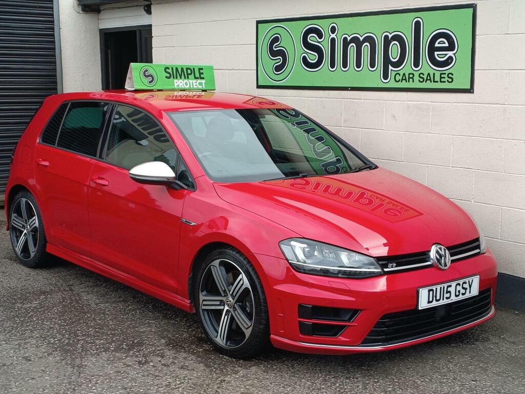 Volkswagen Golf 2.0 Tsi Bluemotion Tech R Dsg 4Motion Euro 6 Ss Red