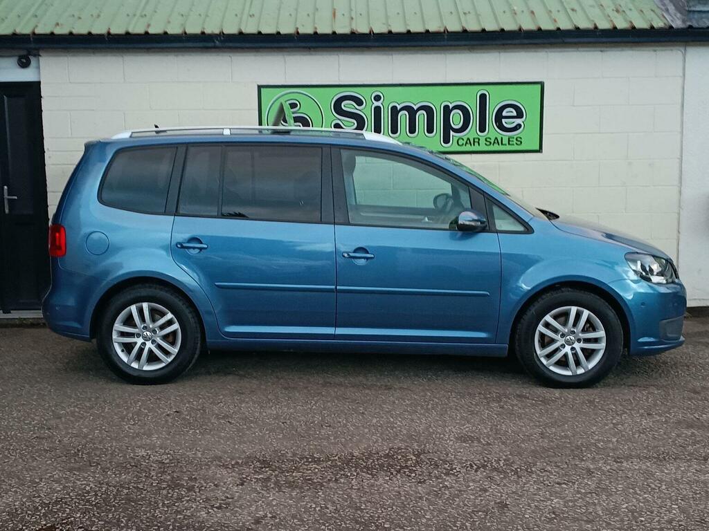 Volkswagen Touran 1.6 Tdi Se Euro 5 Blue #6