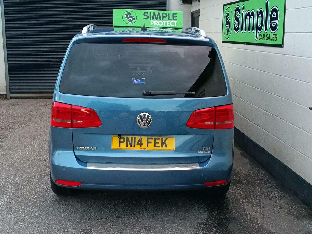Volkswagen Touran 1.6 Tdi Se Euro 5 Blue #5