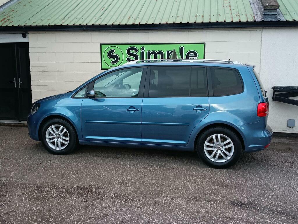 Volkswagen Touran 1.6 Tdi Se Euro 5 Blue #4