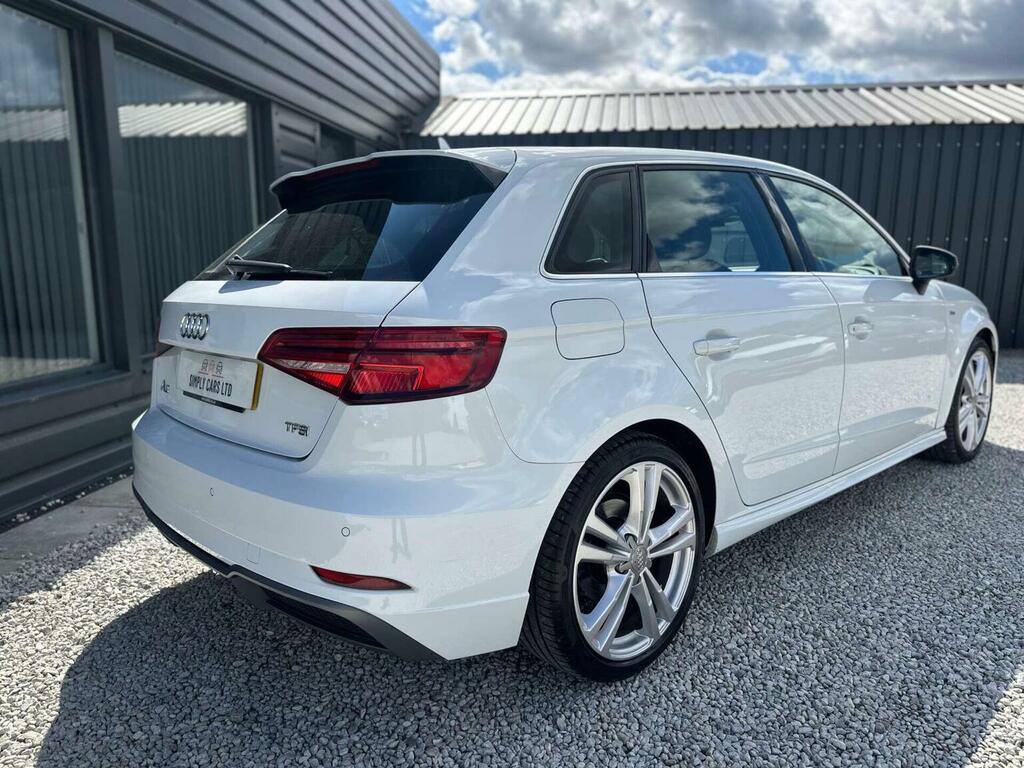 Audi A3 1.5 Tfsi Cod S Line Sportback Euro 6 Ss White #3