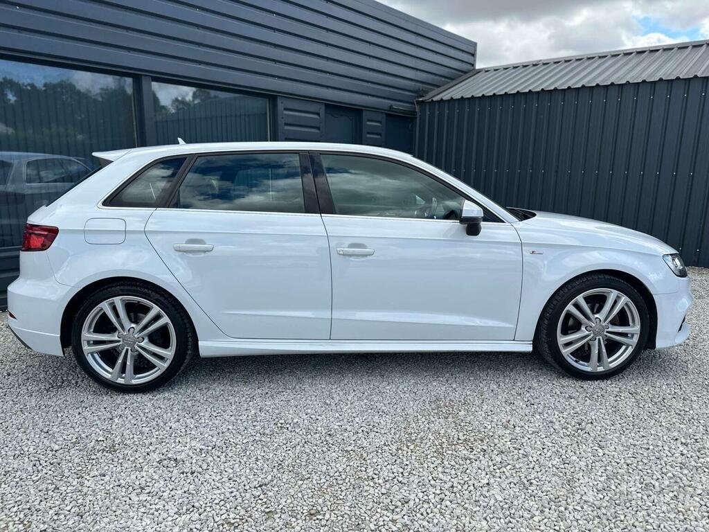 Audi A3 1.5 Tfsi Cod S Line Sportback Euro 6 Ss White #2