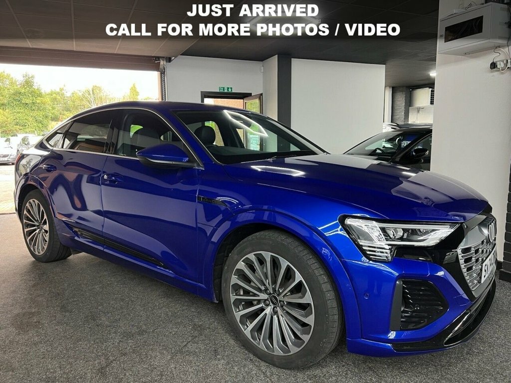 Audi Q8 e tron Suv Blue