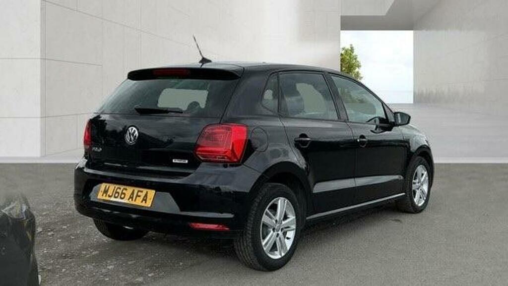 Volkswagen Polo 1.0 Bluemotion Tech Match Euro 6 Ss Black #4