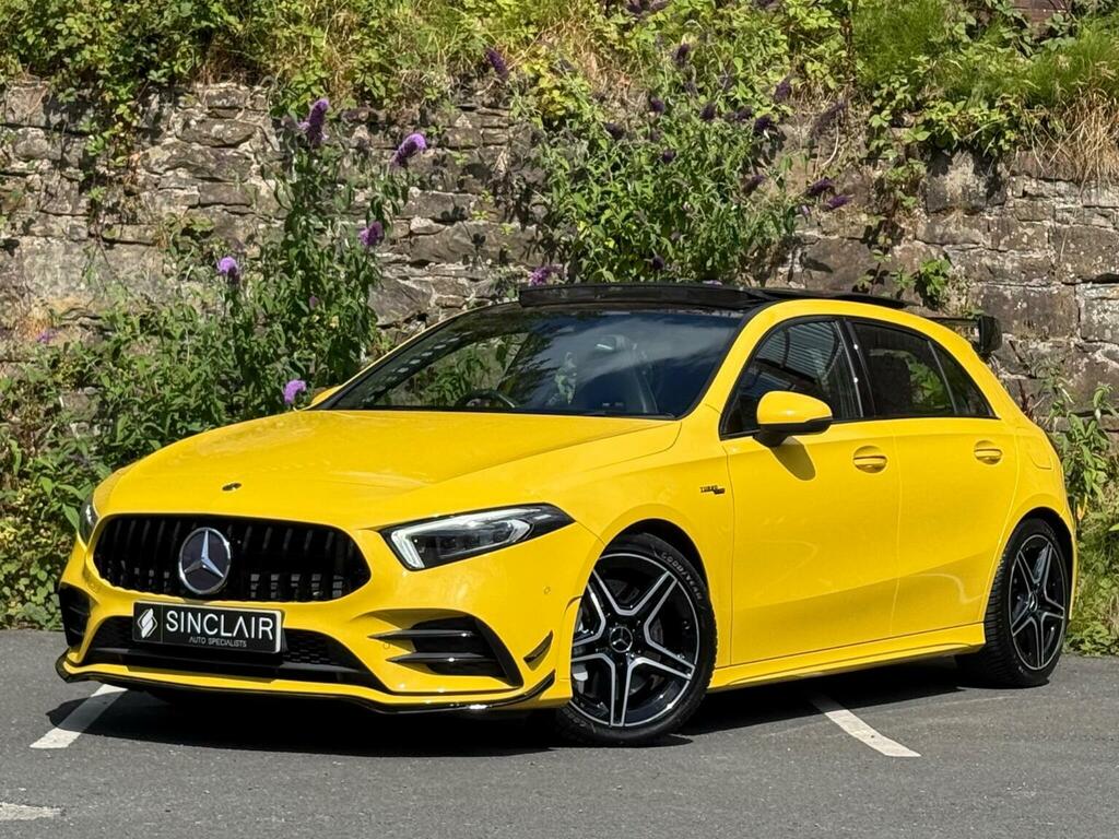Mercedes-Benz A Class Hatchback 2.0 A35 Amg Premium Plus Spds Dct 4Mat YG19RHX Yellow #3