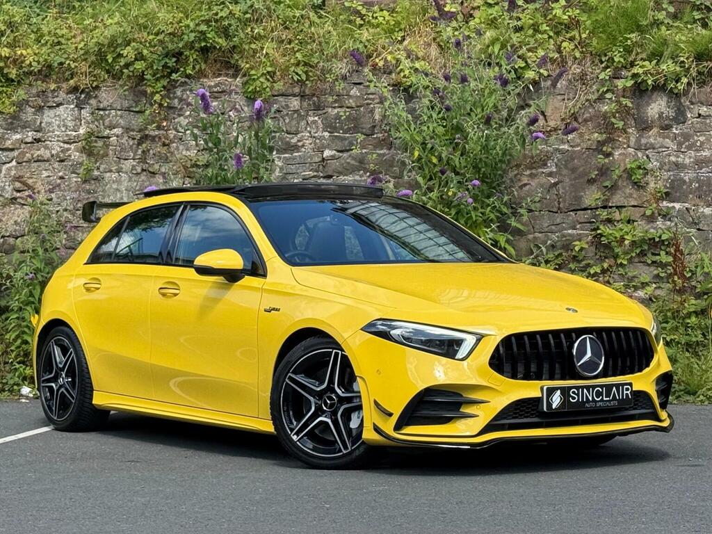 Mercedes-Benz A Class Hatchback 2.0 A35 Amg Premium Plus Spds Dct 4Mat Yellow