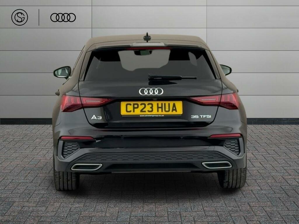 Audi A3 1.5 Tfsi 35 S Line Sportback S Tronic Euro 6 Ss CP23HUA Black #6