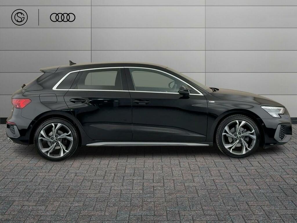 Audi A3 1.5 Tfsi 35 S Line Sportback S Tronic Euro 6 Ss CP23HUA Black #5