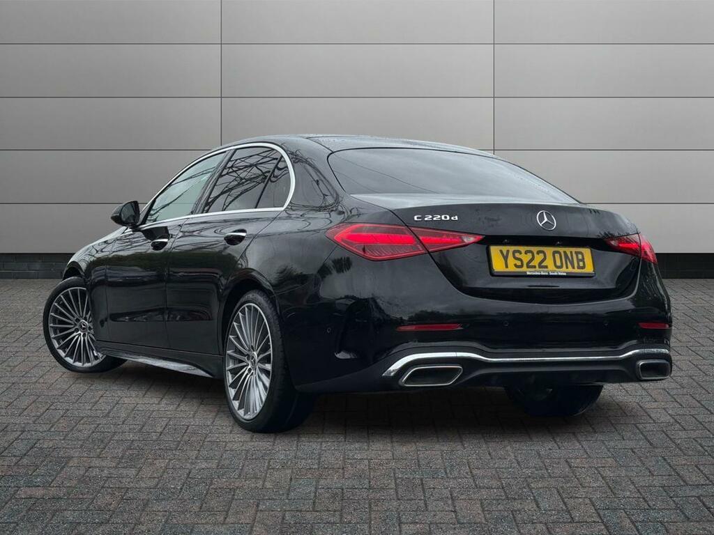 Mercedes-Benz C Class 2.0 C220dh Mhev Amg Line Premium G-tronic Euro Black #2