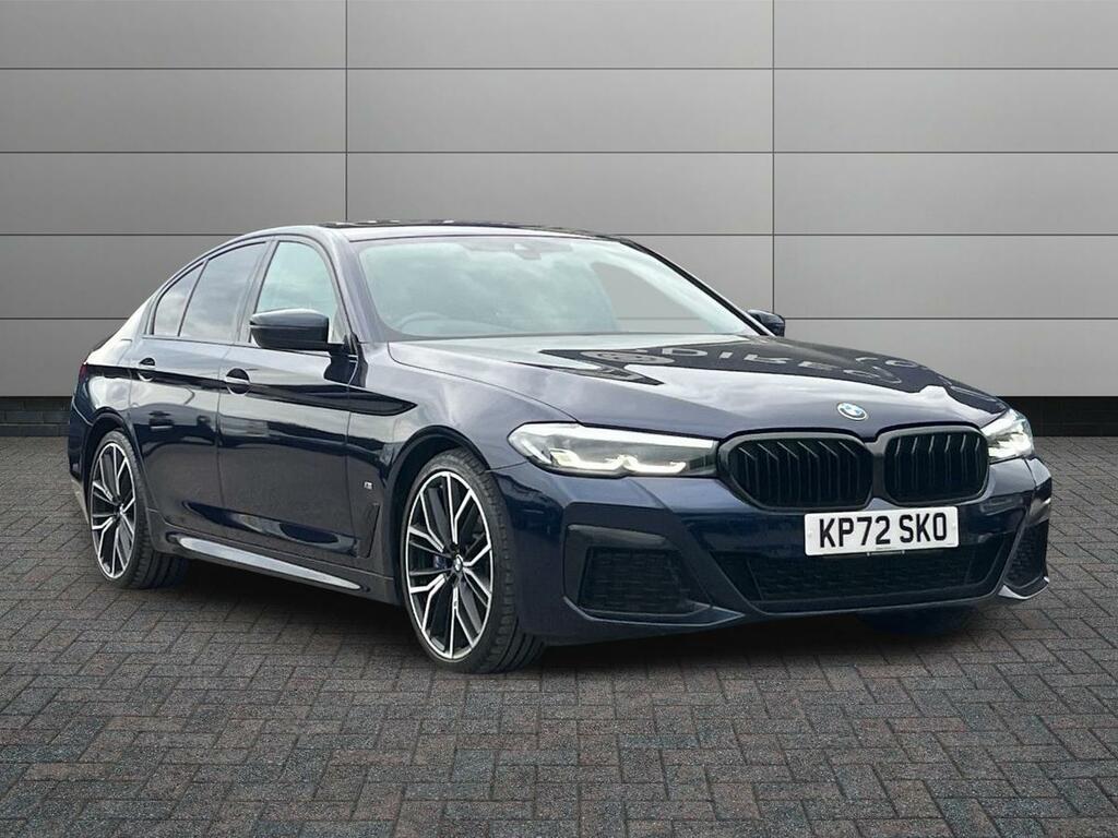 BMW 5 Series 3.0 530D Mht M Sport Saloon Hybrid Step Blue