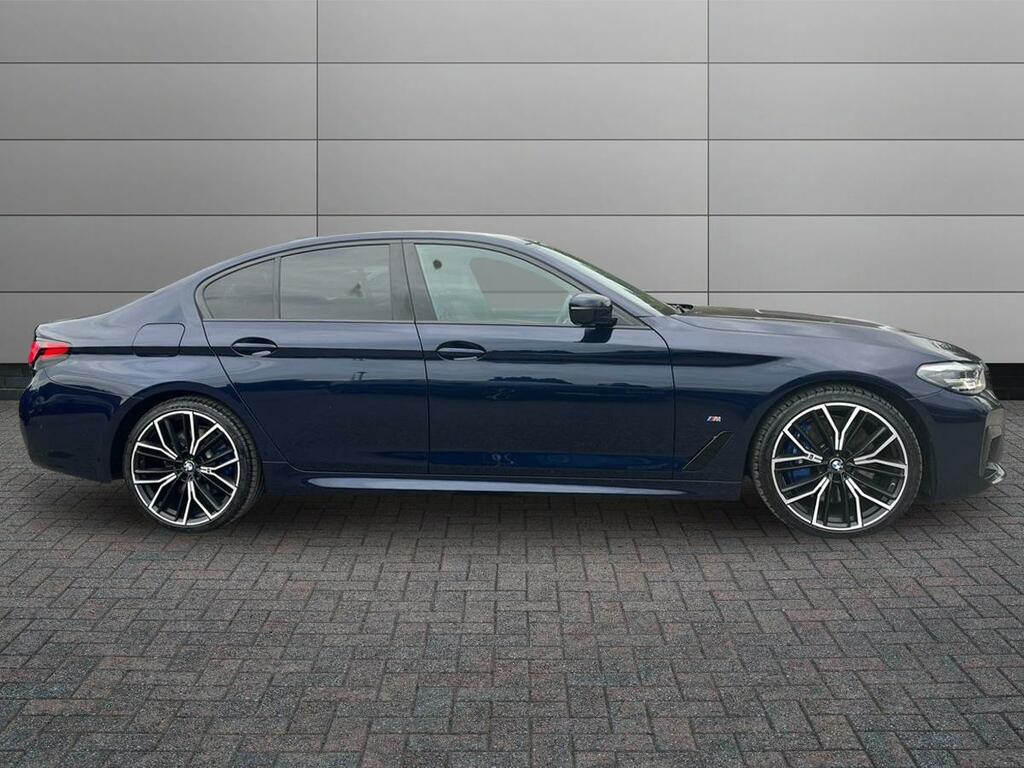BMW 5 Series 3.0 530D Mht M Sport Saloon Hybrid Step Blue #5