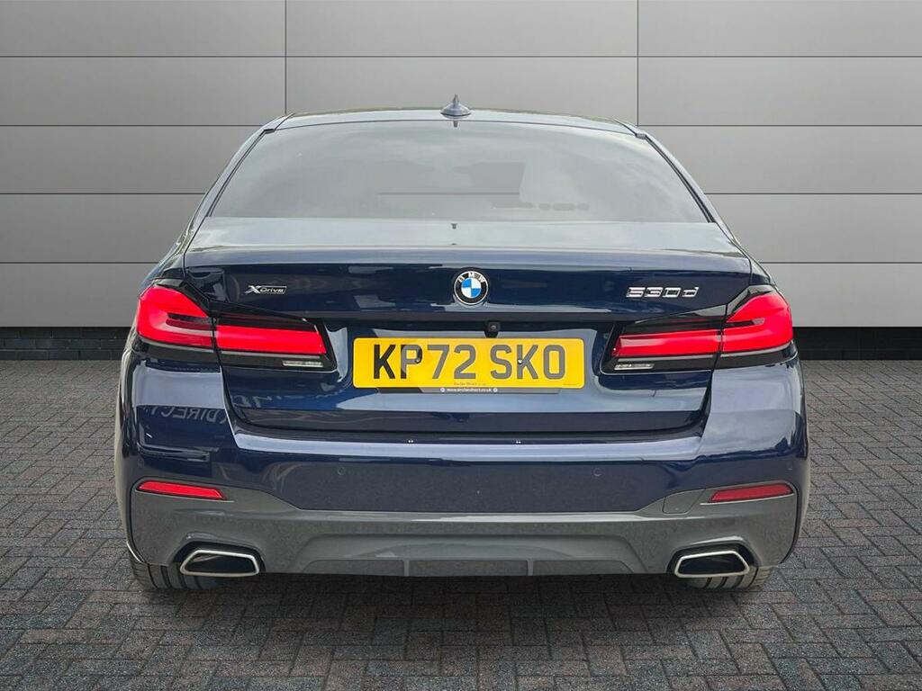 BMW 5 Series 3.0 530D Mht M Sport Saloon Hybrid Step Blue #6