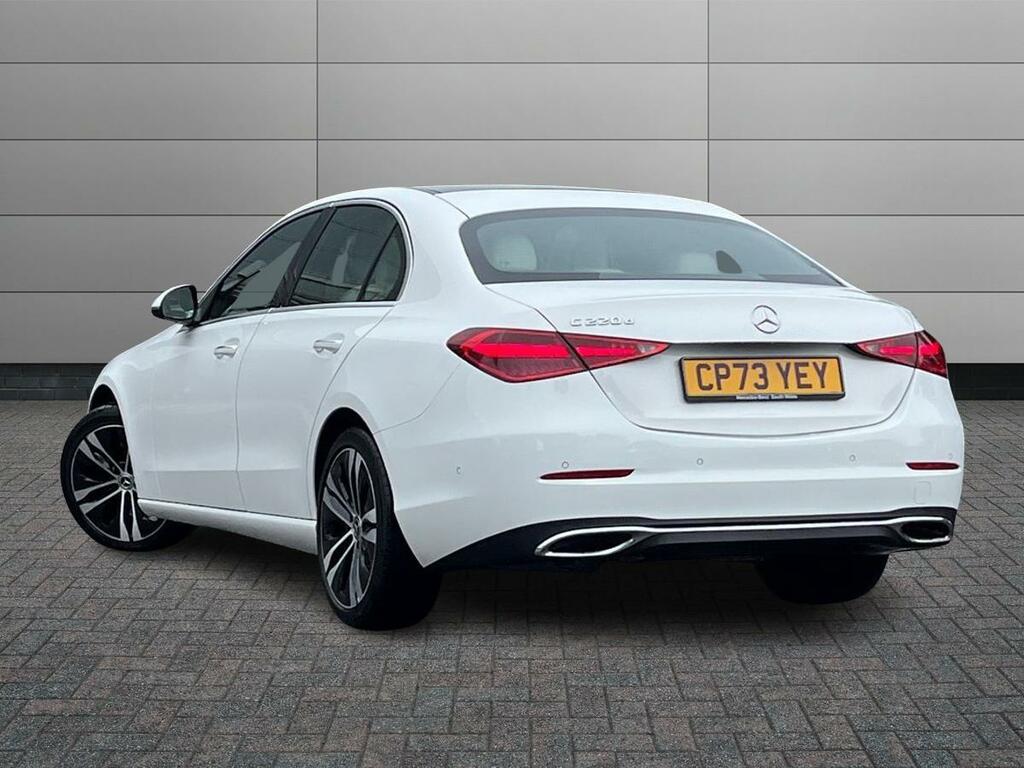 Mercedes-Benz C Class C 220 D Exclusive Luxury Saloon White #2