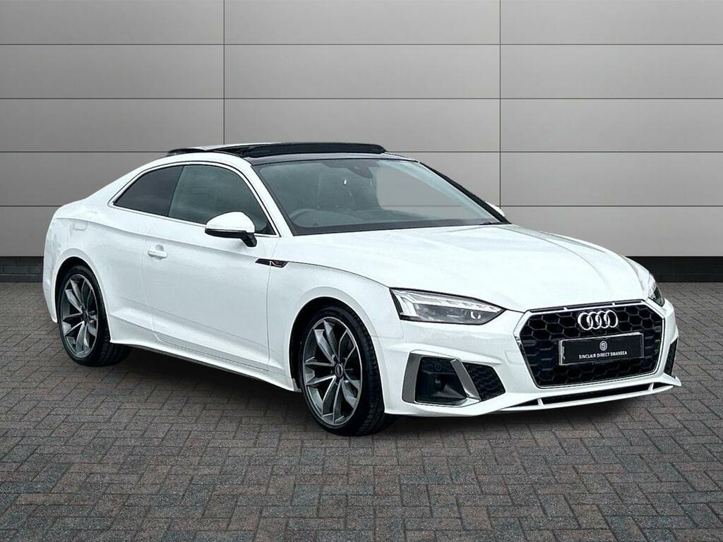 Audi A5 2.0 Tdi 35 S Line Coupe S Tronic Euro 6 White