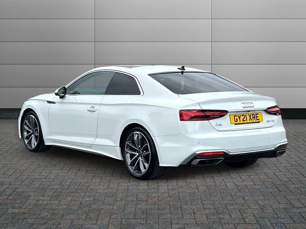 Audi A5 2.0 Tdi 35 S Line Coupe S Tronic Euro 6 White #2