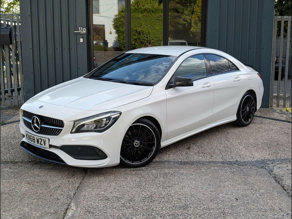 Mercedes-Benz CLA Class 2.1 Cla220d Amg Line Night Edition Coupe 7G-dct Eu White #5